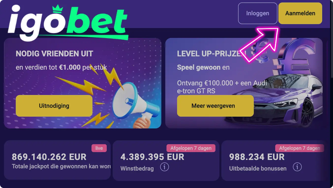 Aanmelden
