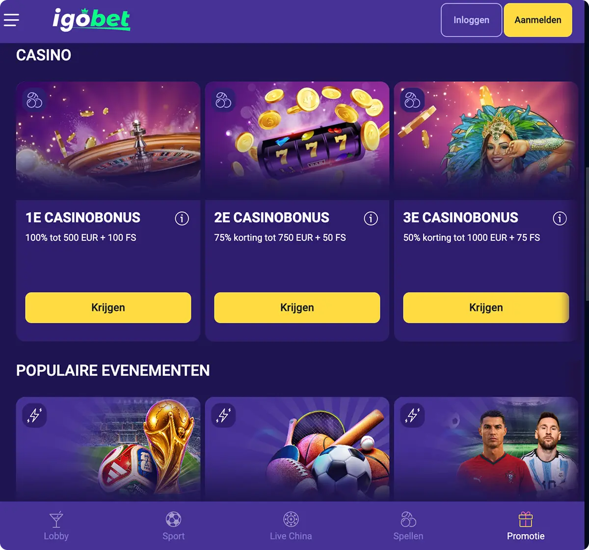 igobet bonus