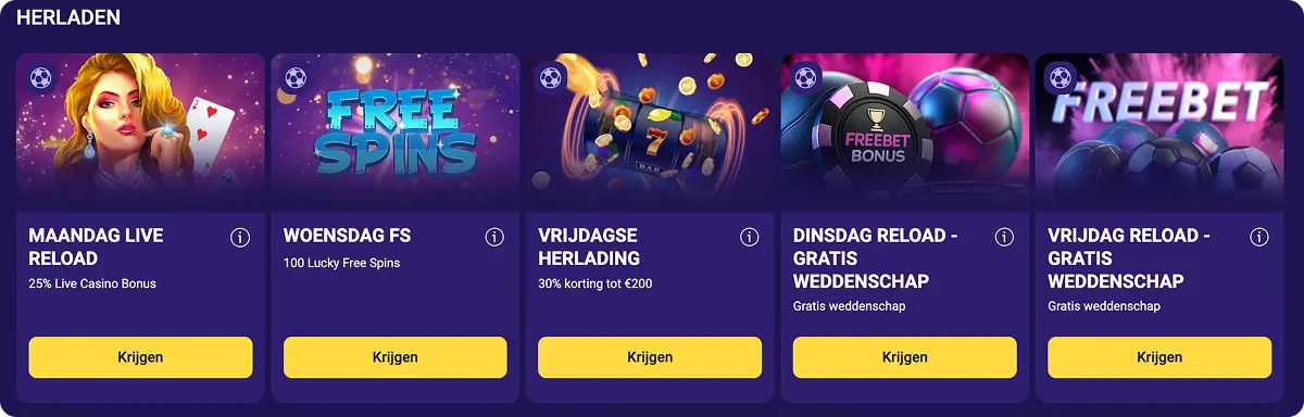 reload aanbiedingen